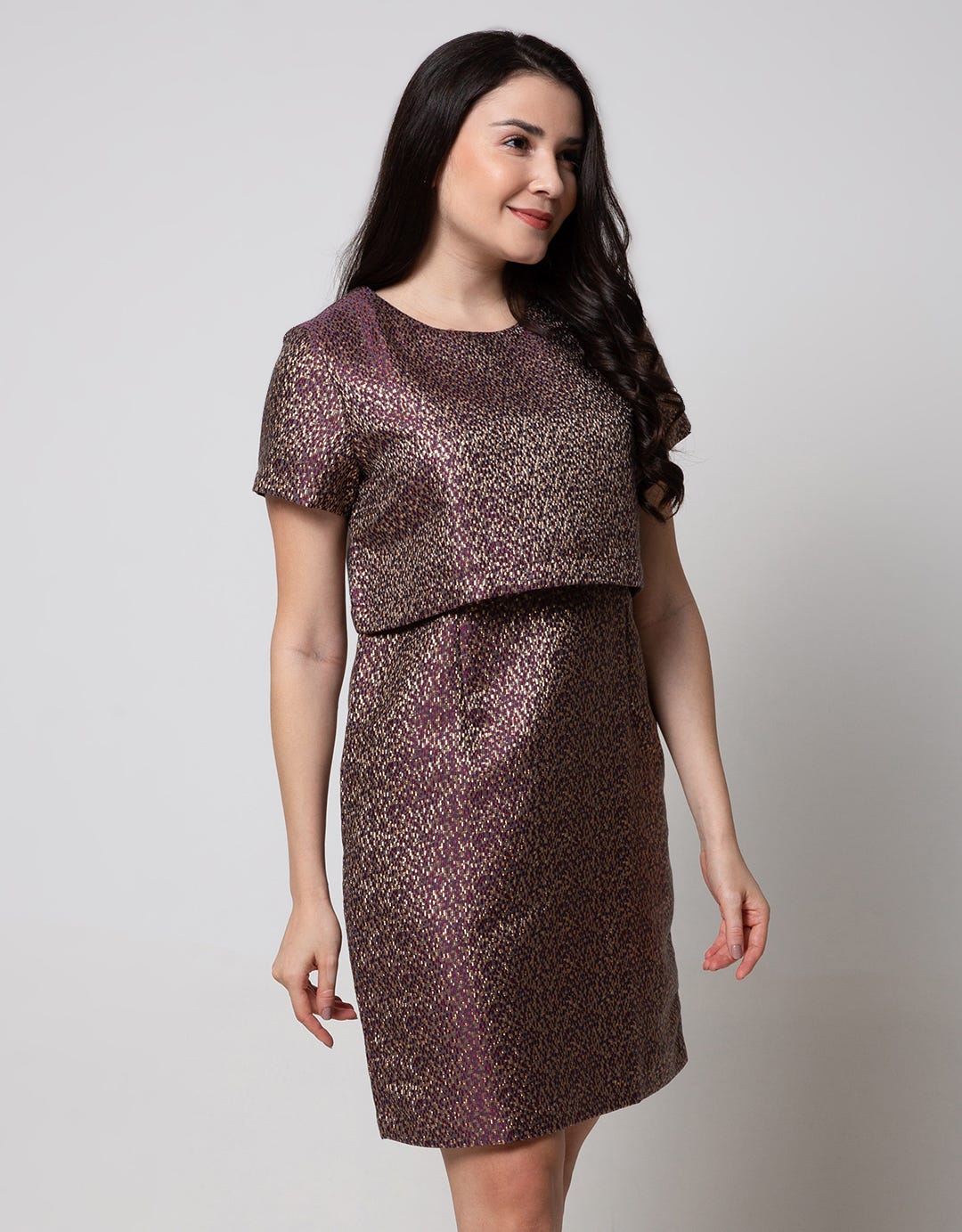 Cardinal Femme Layer Look Dress