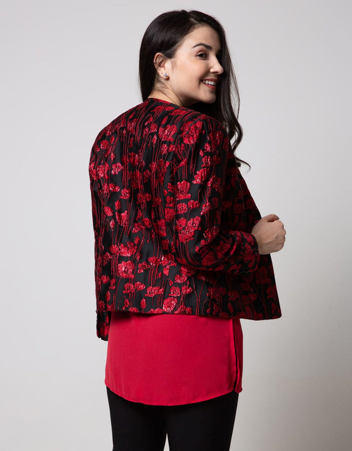 Cardinal Femme Flower Blazer