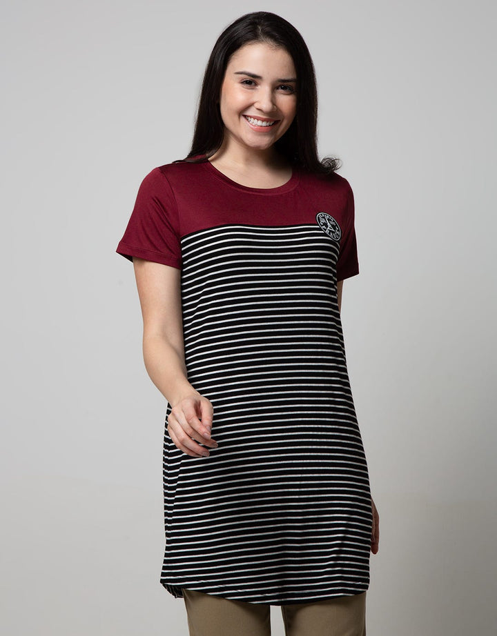 Cardinal Ladies T-Shirt Stripe
