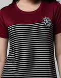 Cardinal Ladies T-Shirt Stripe