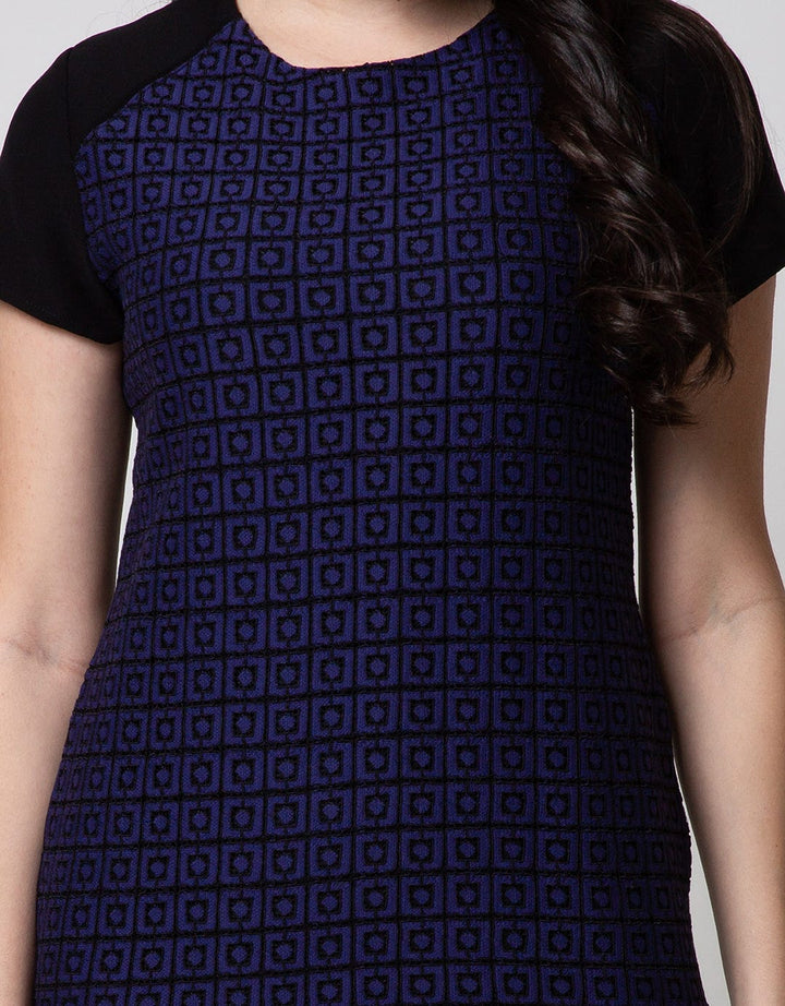 Cardinal Femme Little Square Print Dress