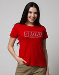 Cardinal Girl T-Shirt Wording Bronx