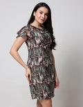 Cardinal Femme Full Print Dress