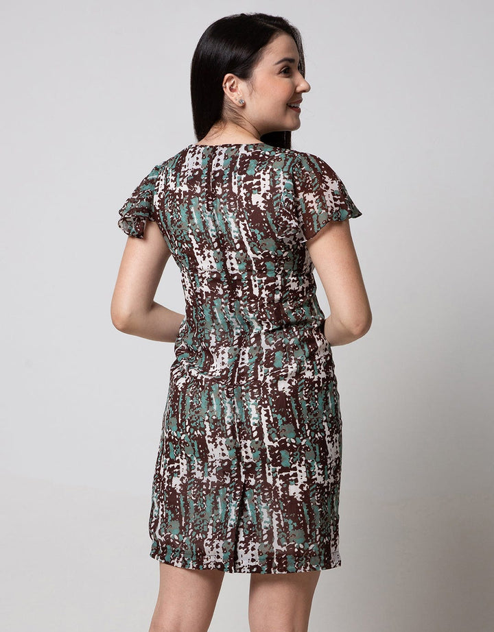Cardinal Femme Full Print Dress