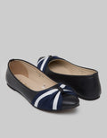 Yongki Komaladi Pointed Toe Flatshoes With Ribbon