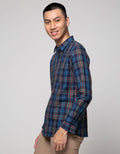 Nevada Long Sleeve Shirt Check Enzym Wash