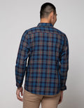 Nevada Long Sleeve Shirt Check Enzym Wash