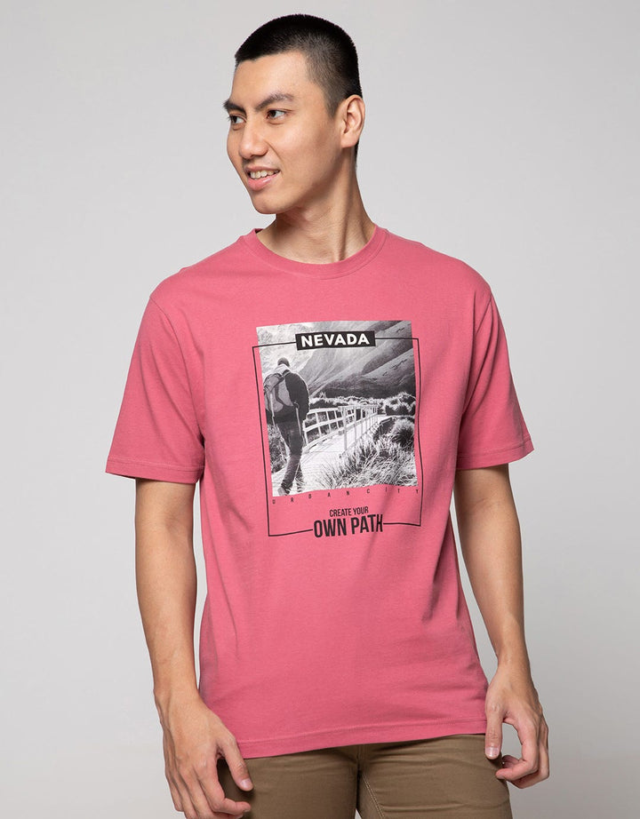 Nevada Short Sleeve T-Shirt Print Photo Nevada