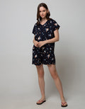 Nevada Short Sleeve Pyjama Shorts Christmas Deer
