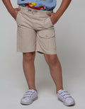 Little M Short Pants Woven Double Rib Double Pocket