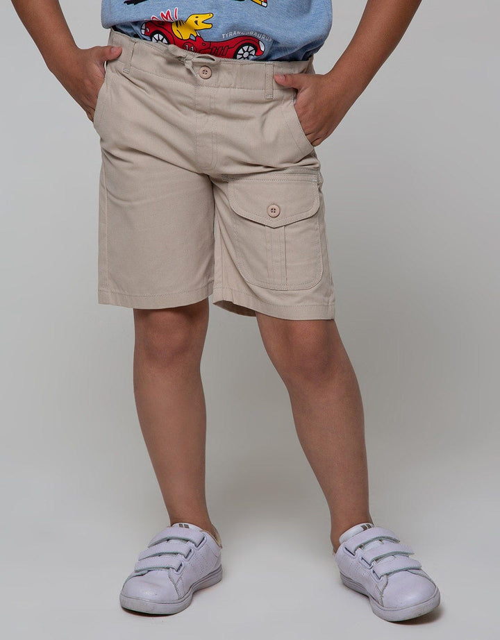 Little M Short Pants Woven Double Rib Double Pocket