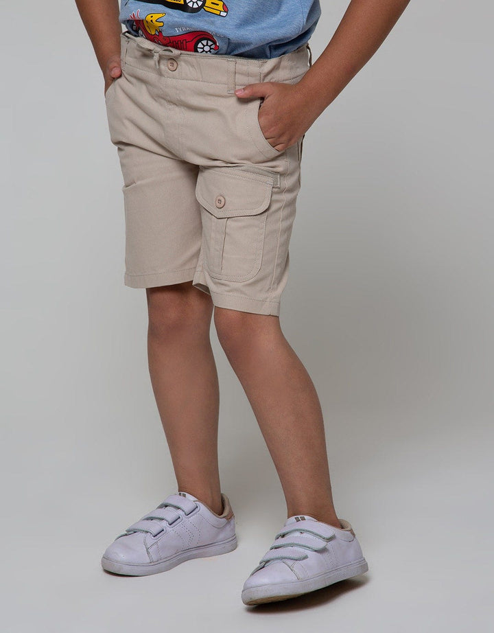 Little M Short Pants Woven Double Rib Double Pocket