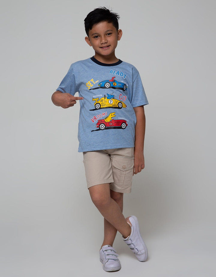 Little M Short Pants Woven Double Rib Double Pocket