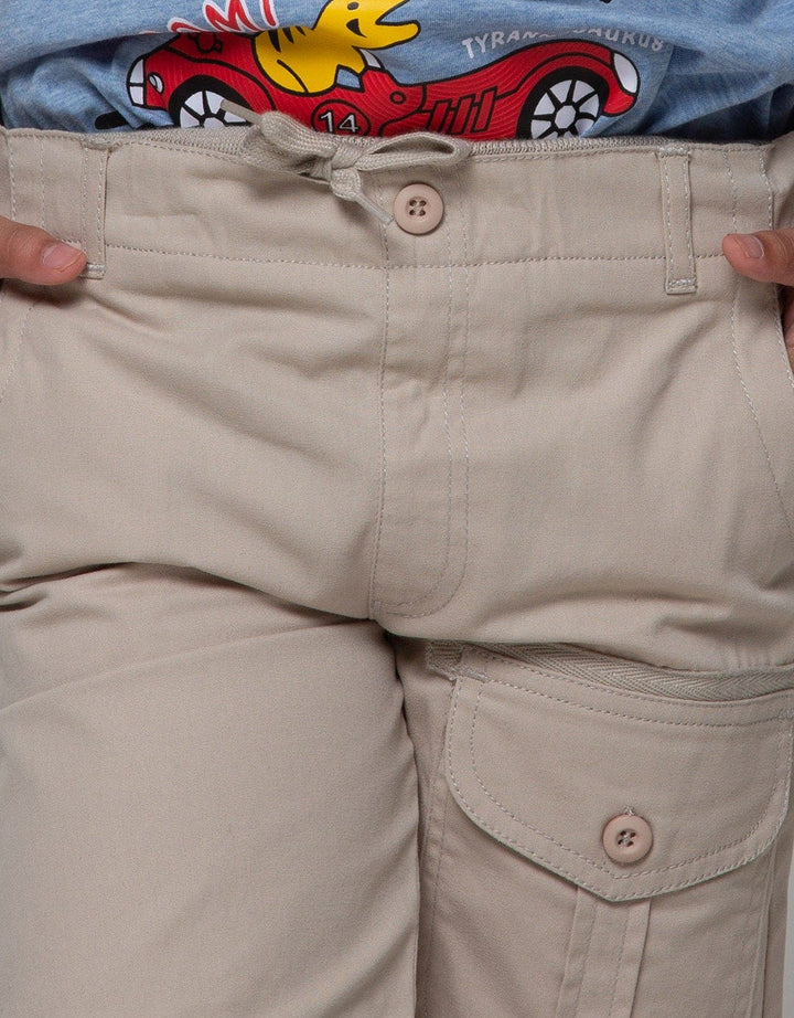 Little M Short Pants Woven Double Rib Double Pocket