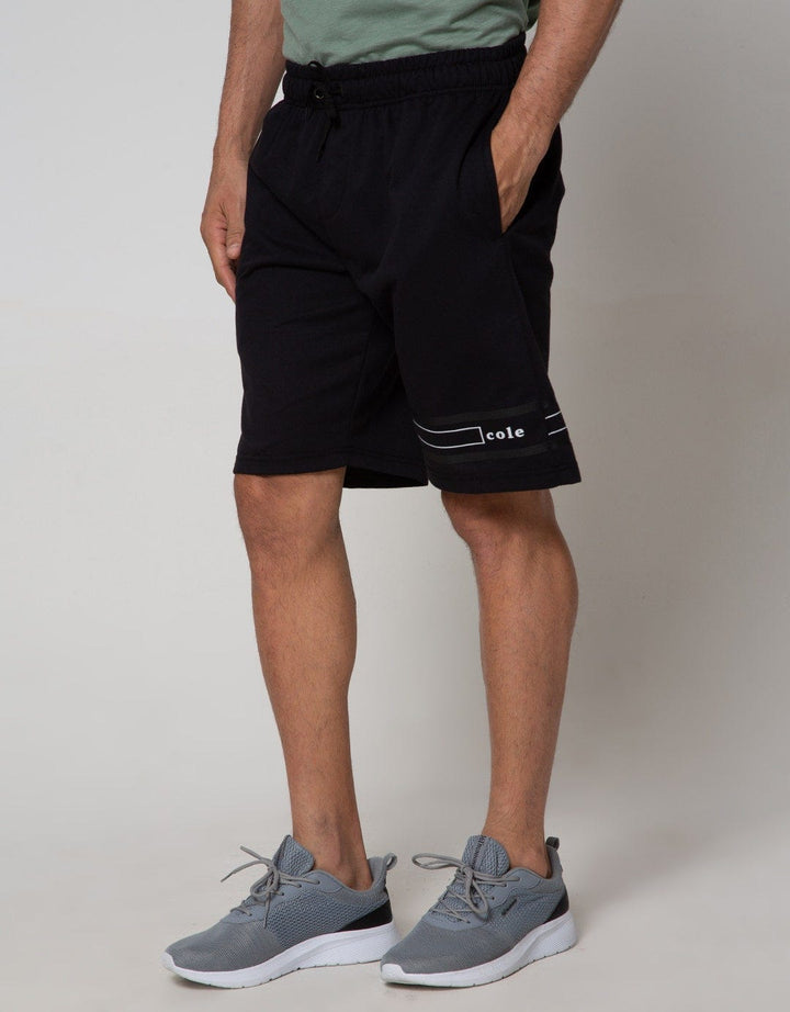 Cole Short Pants Knit Terry Print Left