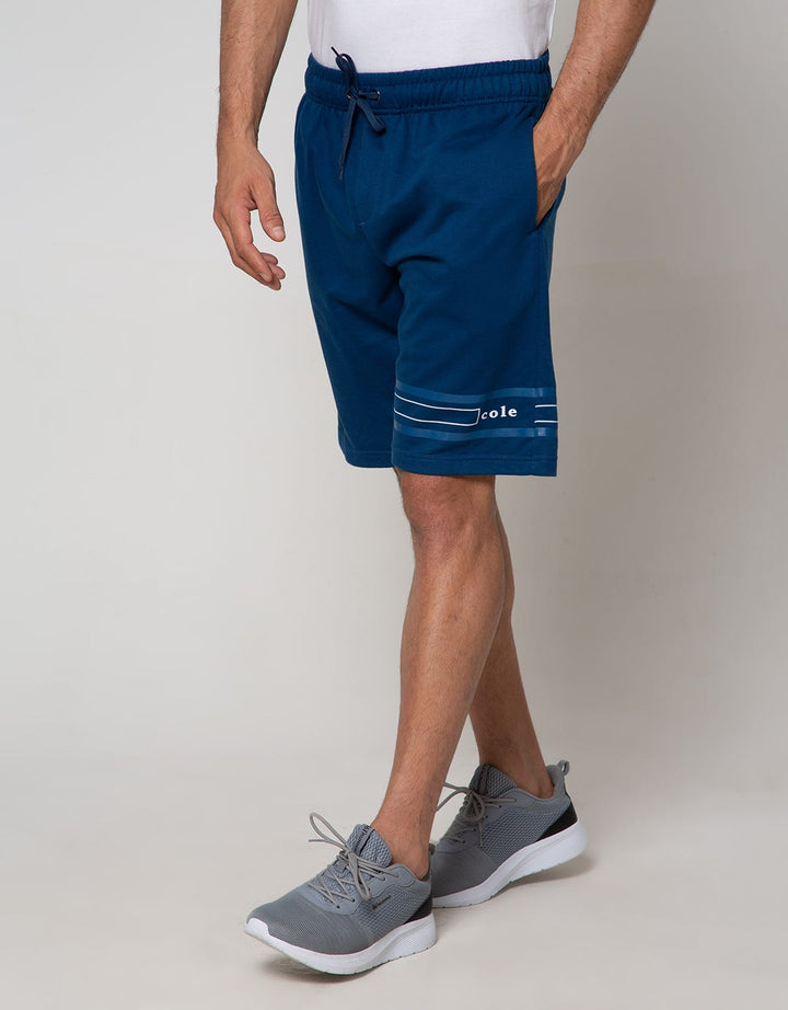 Cole Short Pants Knit Terry Print Left