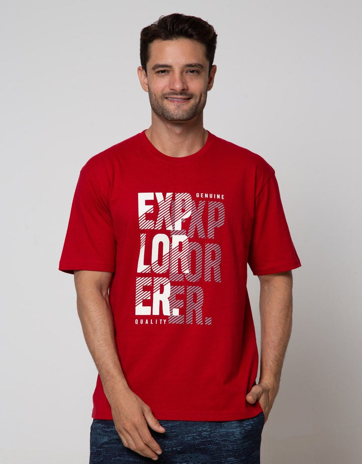 Cole Short Sleeve T-Shirt Print Explore Shadow