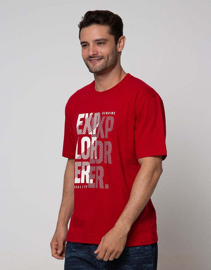 Cole Short Sleeve T-Shirt Print Explore Shadow