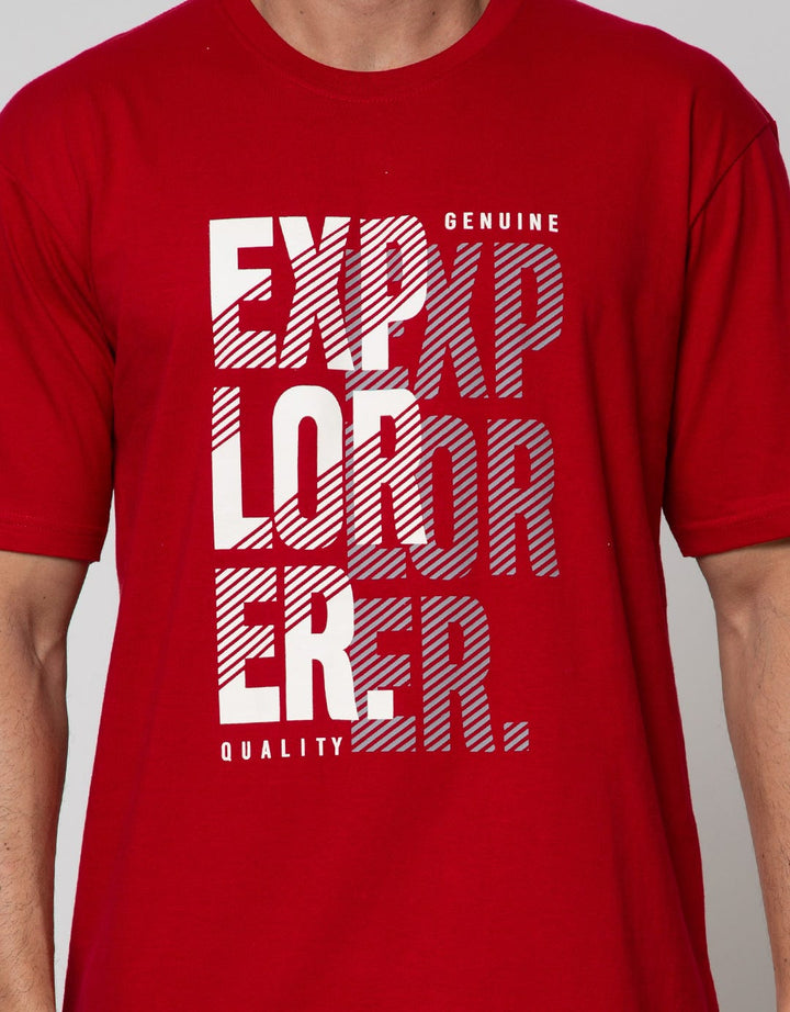 Cole Short Sleeve T-Shirt Print Explore Shadow