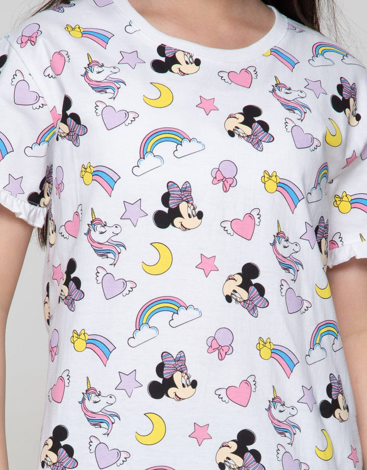 Disney Minnie Unicorn Short Sleeve T-Shirt