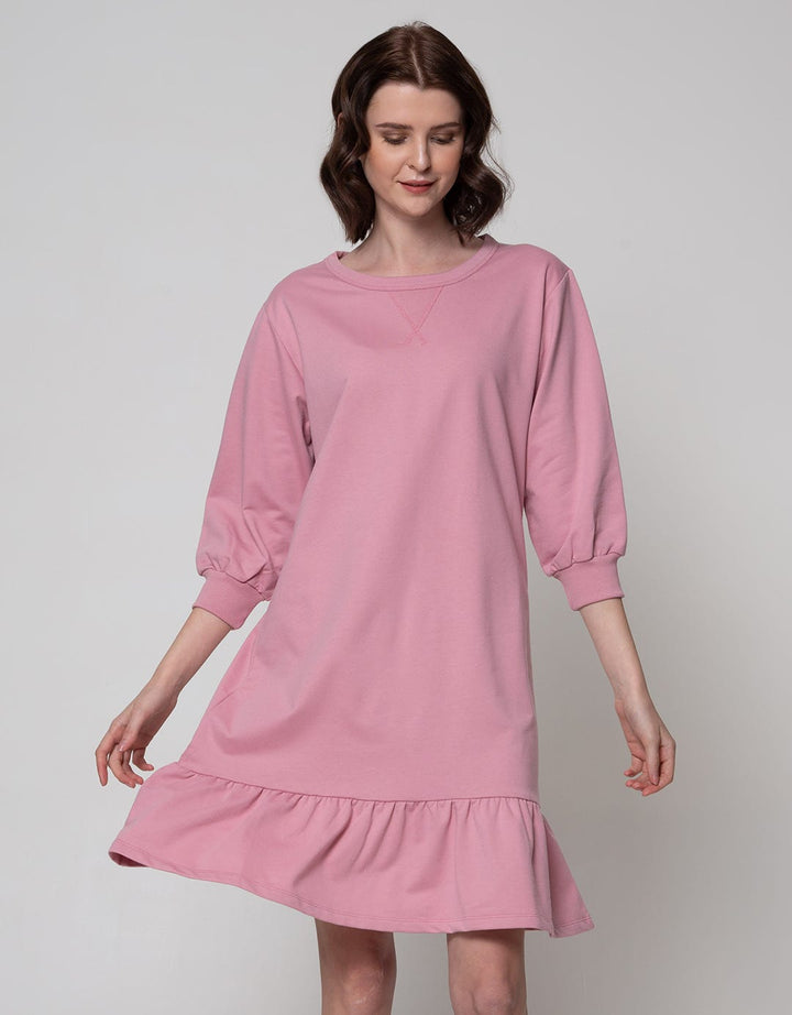 LS MIDI DRESS KNIT