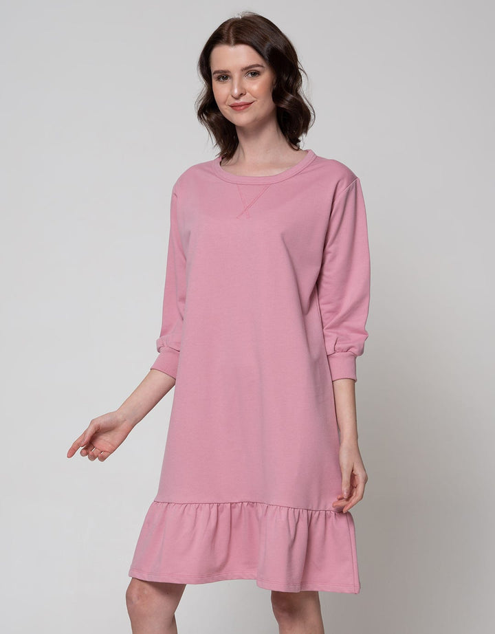 LS MIDI DRESS KNIT