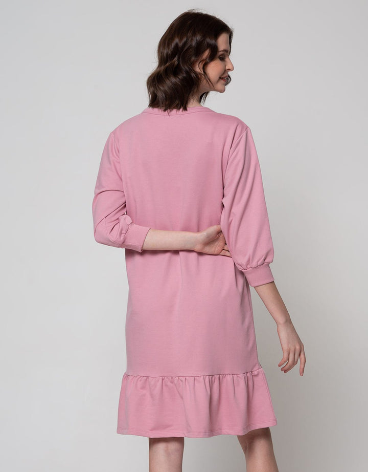 LS MIDI DRESS KNIT
