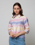 Details Shirt Tye Dye Printed With Pocket