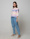 Details Shirt Tye Dye Printed With Pocket