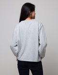 Details Sweatshirt With Gold Tape & Details At Sleeves Cuff