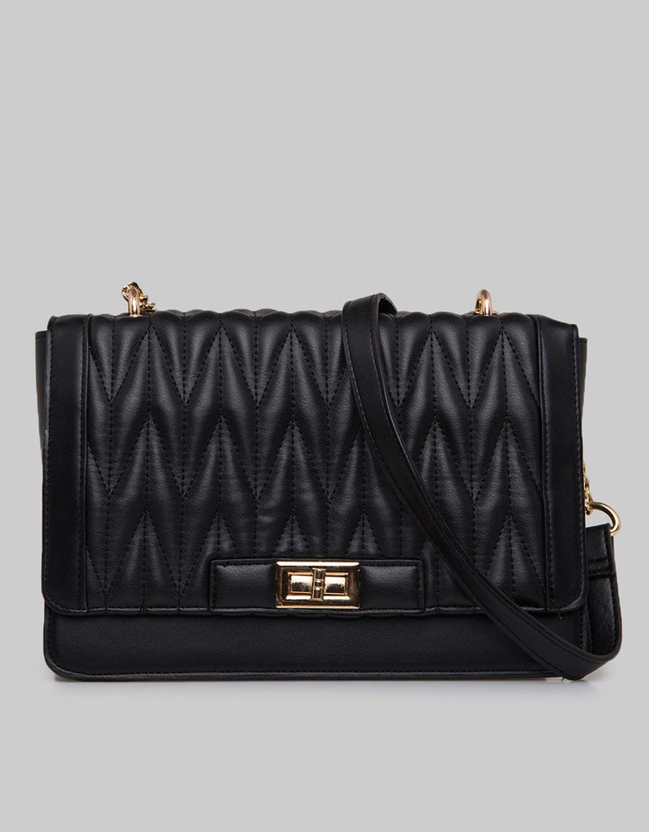 Connexion Crossbody Bag Quilted Texture Parsley1