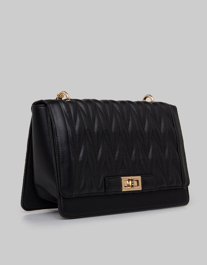 Connexion Crossbody Bag Quilted Texture Parsley1