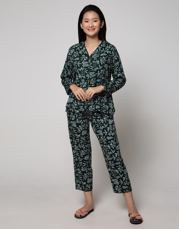 St. Yves Long Sleeve Pyjama Pants Christmas Tree