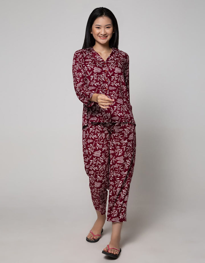 St. Yves Long Sleeve Pyjama Pants Christmas Tree