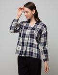 Connexion Long Sleeve Shirt Check Shanghai Collar