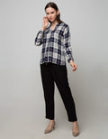 Connexion Long Sleeve Shirt Check Shanghai Collar