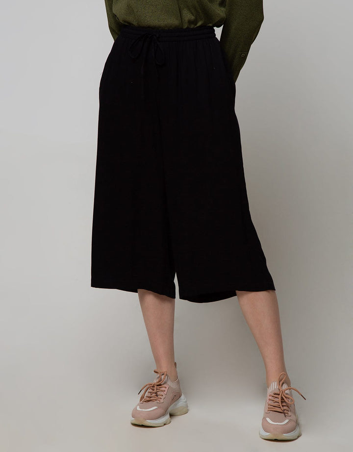 Connexion Long Pants Cullote  Rayon Twill Crop Full Elastic