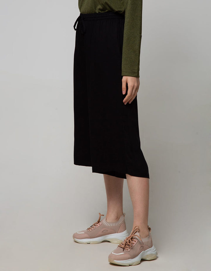 Connexion Long Pants Cullote  Rayon Twill Crop Full Elastic