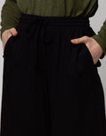 Connexion Long Pants Cullote  Rayon Twill Crop Full Elastic