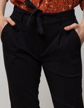Connexion Long Pants With Belt Tie Cott Stretch