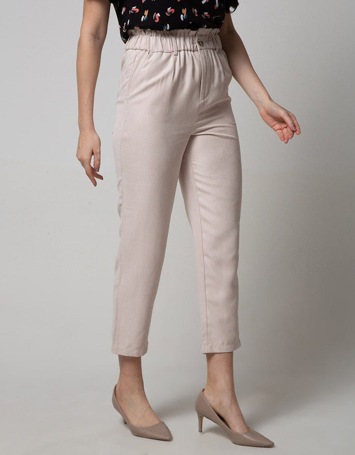 Connexion Long Pants Corduray Light With Ruffle Waist