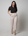 Connexion Long Pants Corduray Light With Ruffle Waist