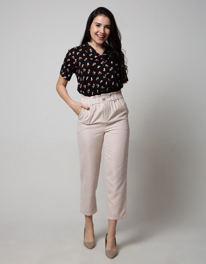 Connexion Long Pants Corduray Light With Ruffle Waist