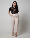 Connexion Long Pants Corduray Light With Ruffle Waist