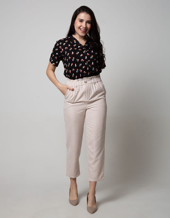 Connexion Long Pants Corduray Light With Ruffle Waist