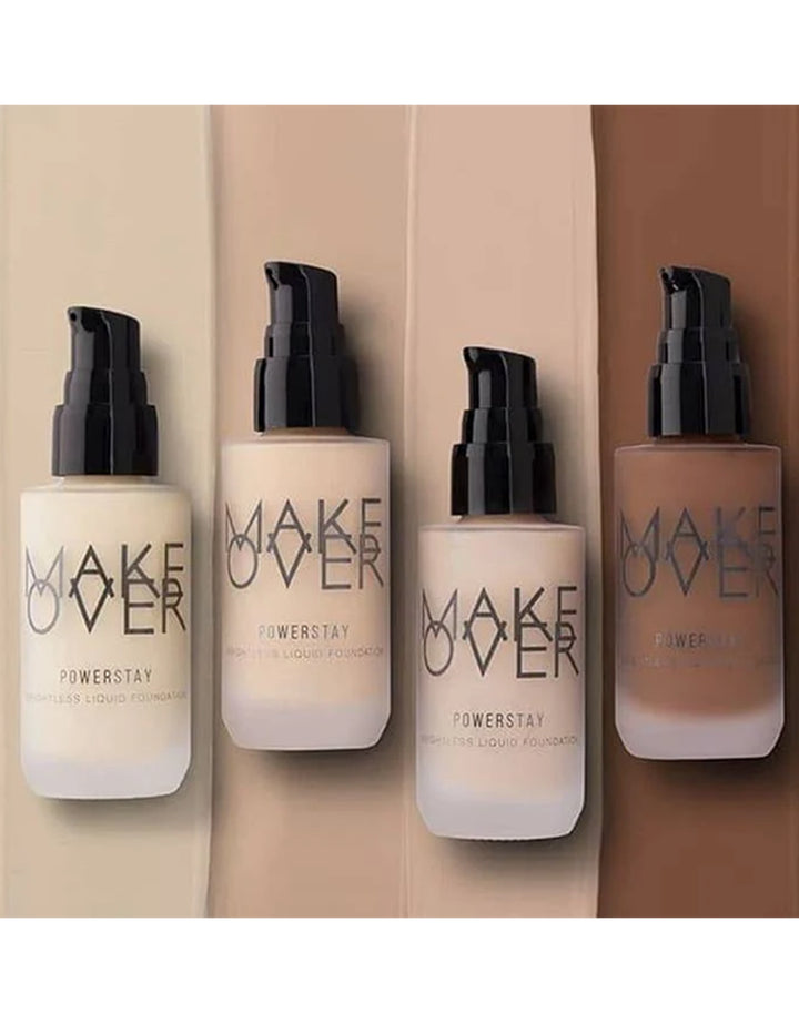MAKE OVER Powerstay Weightless Liquid Foundation W50 Creme Tan 33 ml