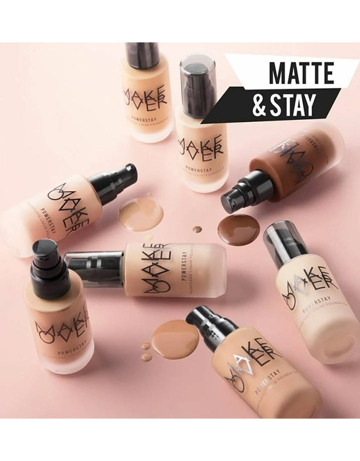 MAKE OVER Powerstay Weightless Liquid Foundation W50 Creme Tan 33 ml