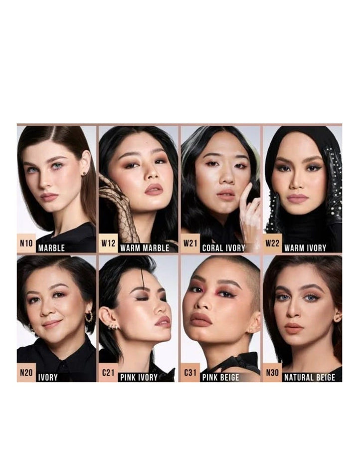MAKE OVER Powerstay Matte Powder Foundation W32 Warm Beige 12 g
