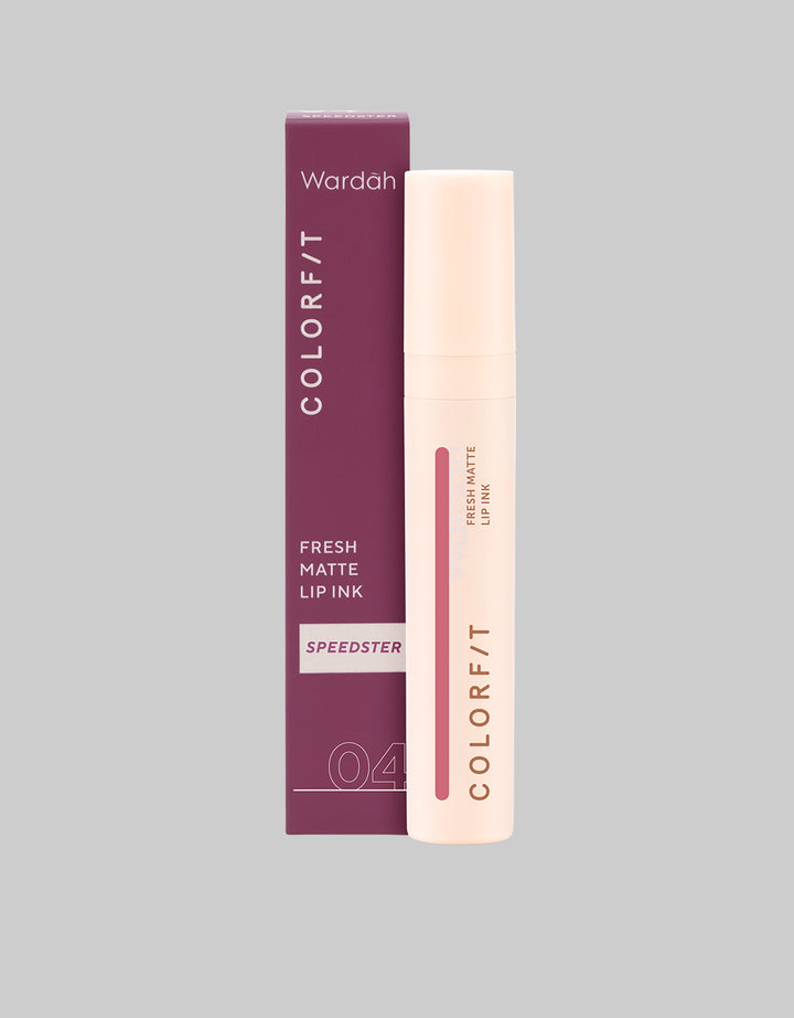 Wardah Colorfit Fresh Matte Lip Ink 04 Speedster 4 g