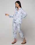 Nevada Long Sleeve Pyjama Pants Christmas Bunny Tree